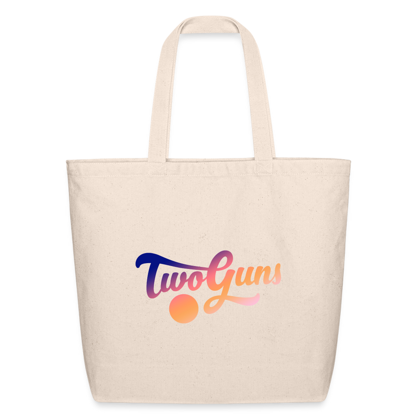 Two Guns Sunrise Eco-Friendly Cotton Tote - natural
