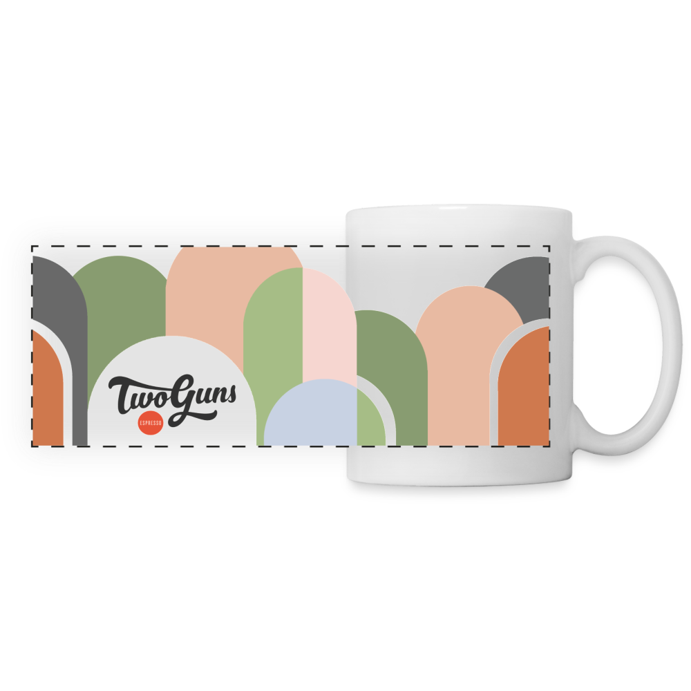 Two Guns Arches Mug - white