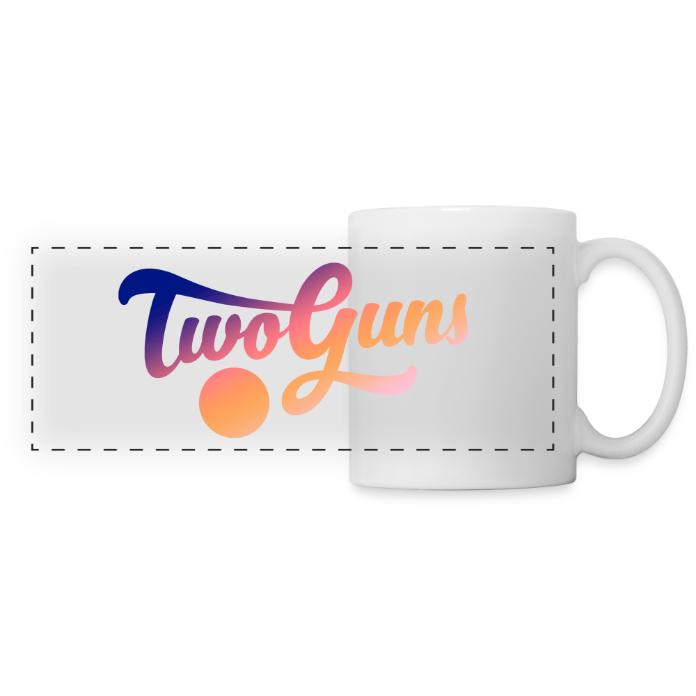 Two Guns Sunrise Mug - white