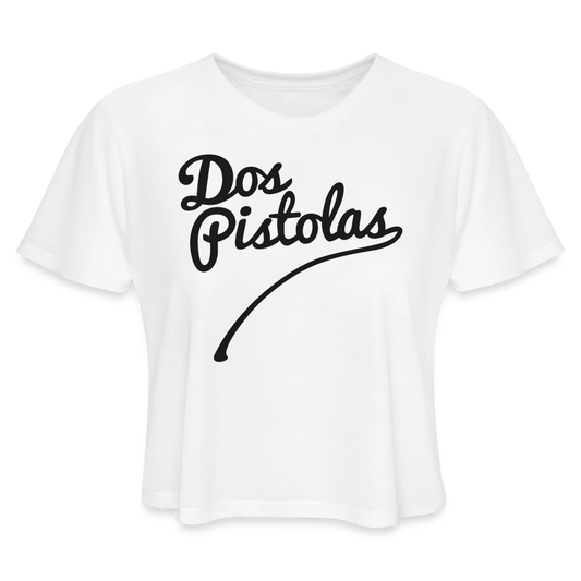 Women's Cropped T-Shirt - white