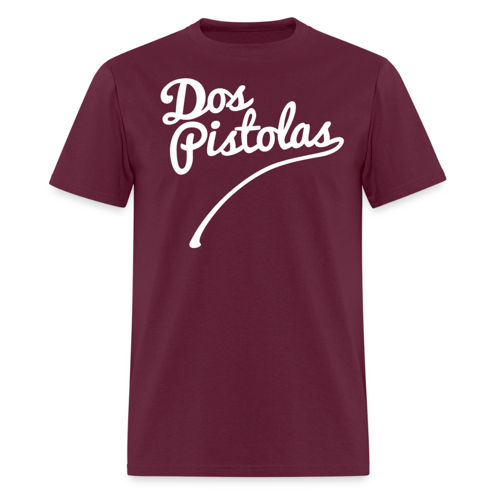 Dos Pistolas T-Shirt - burgundy