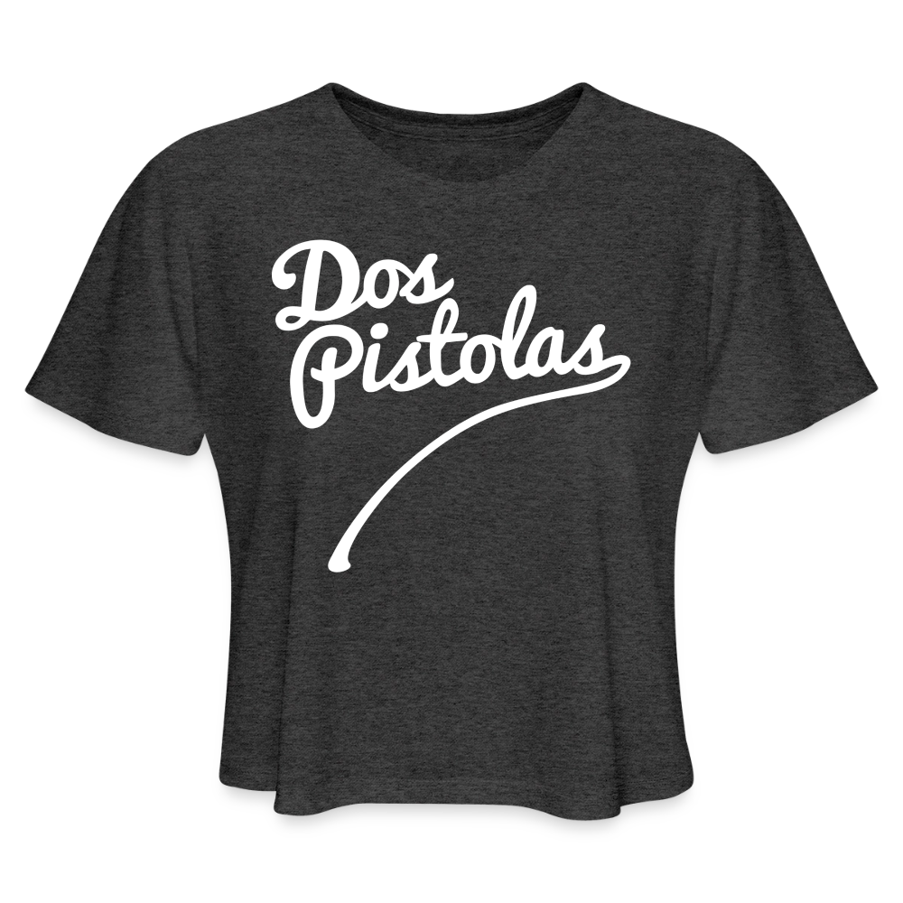 Women's Cropped T-Shirt - deep heather