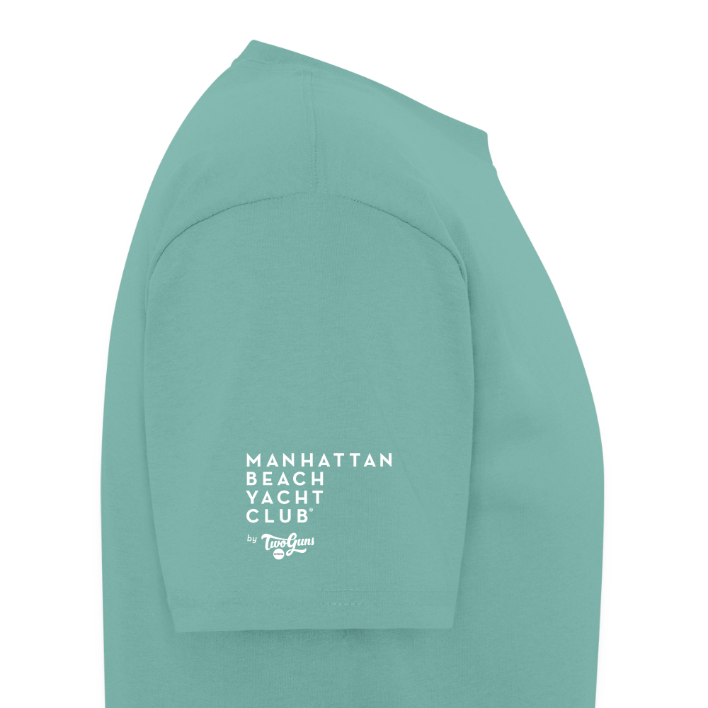 Men’s Premium Organic T-Shirt MBYC Print - aquatic