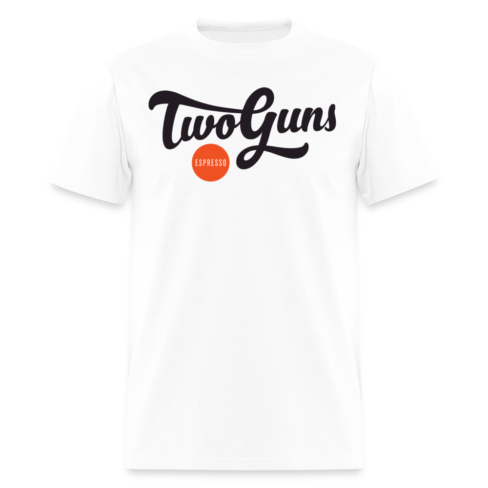 Men’s Premium Organic T-Shirt Two Guns Print - white