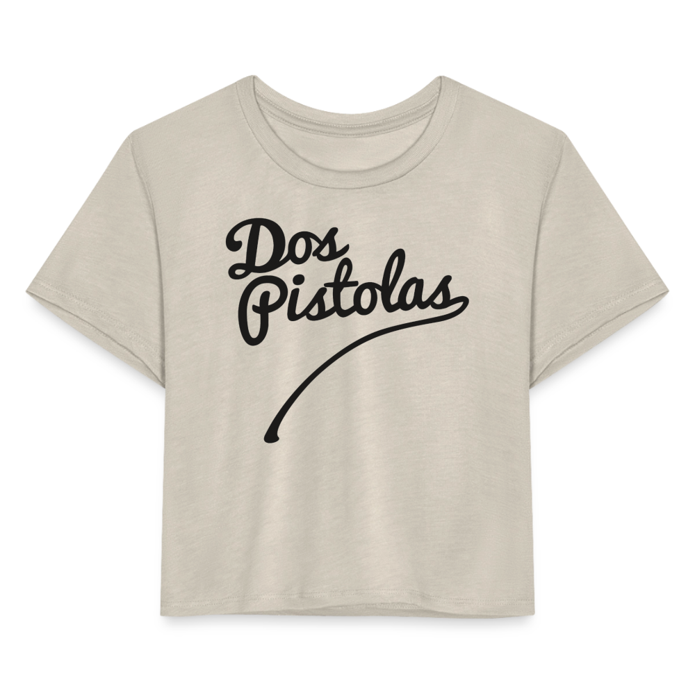 Women's Cropped T-Shirt - dust