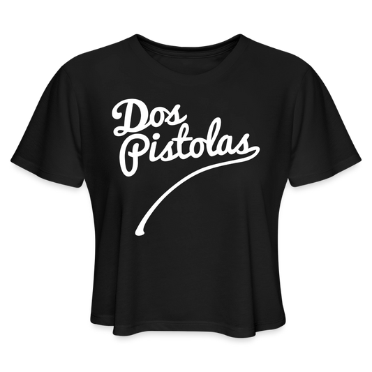 Women's Cropped T-Shirt - black