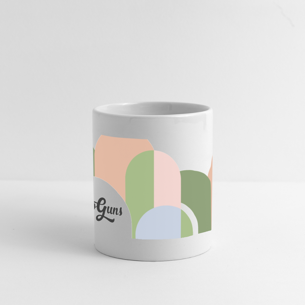 Two Guns Arches Mug - white