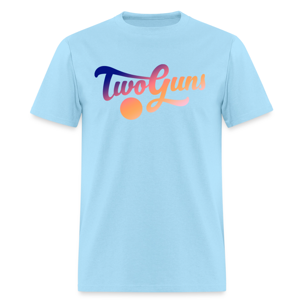 Summer Sunrise T-Shirt - powder blue