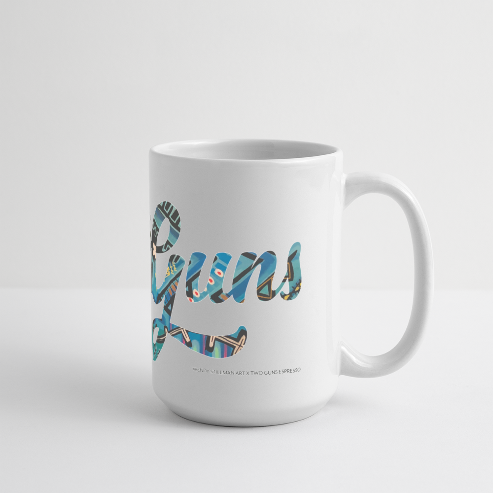 Panoramic Coffee/Tea Mug 15 oz - white