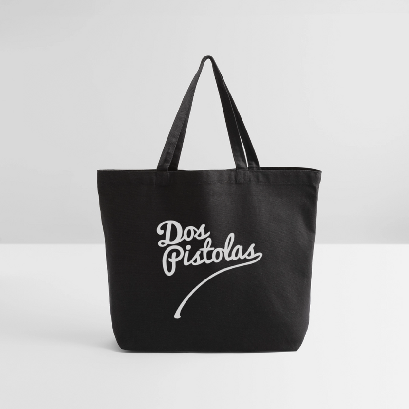 Dos Pistolas Cotton Tote - black