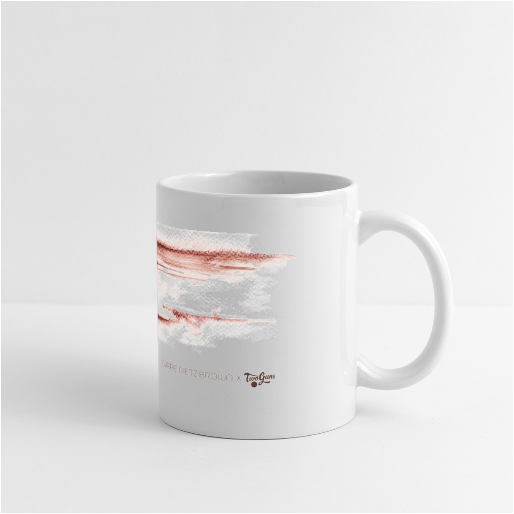 Monochrome Seascape - Carrie Dietz Brown x Two Guns Mug - white