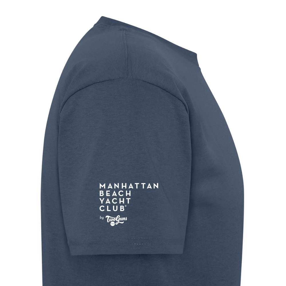 Men’s Premium Organic T-Shirt MBYC Print -  blue dusk