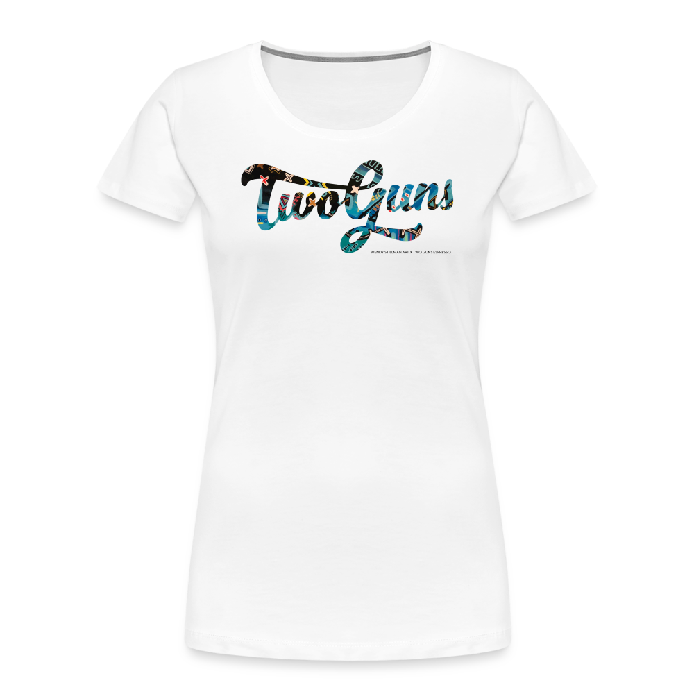 Wendy Stillman x Two Guns Women's Tee - white