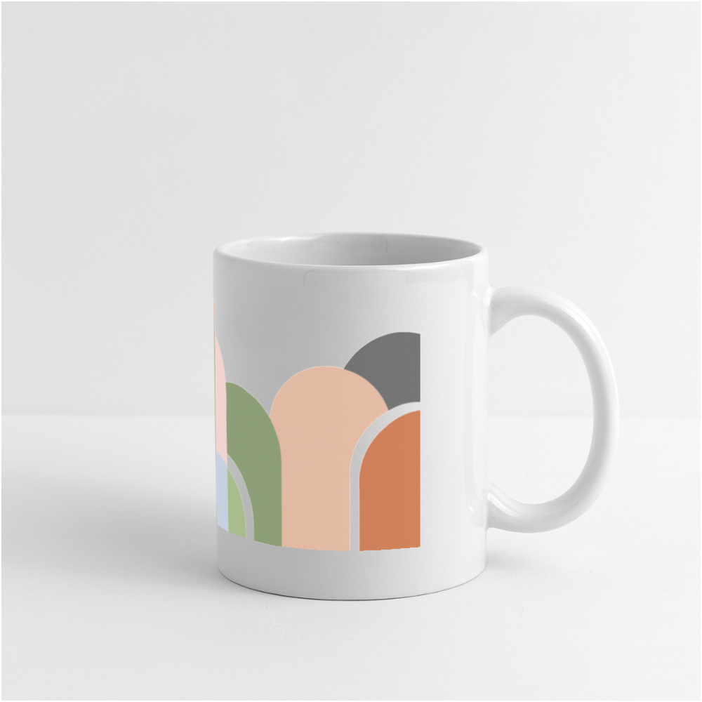 Two Guns Arches Mug - white