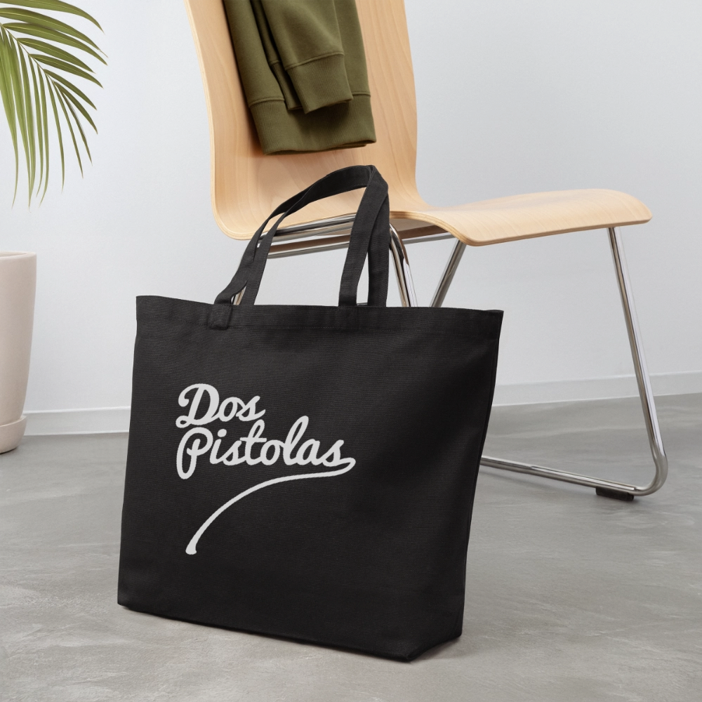 Dos Pistolas Cotton Tote - black