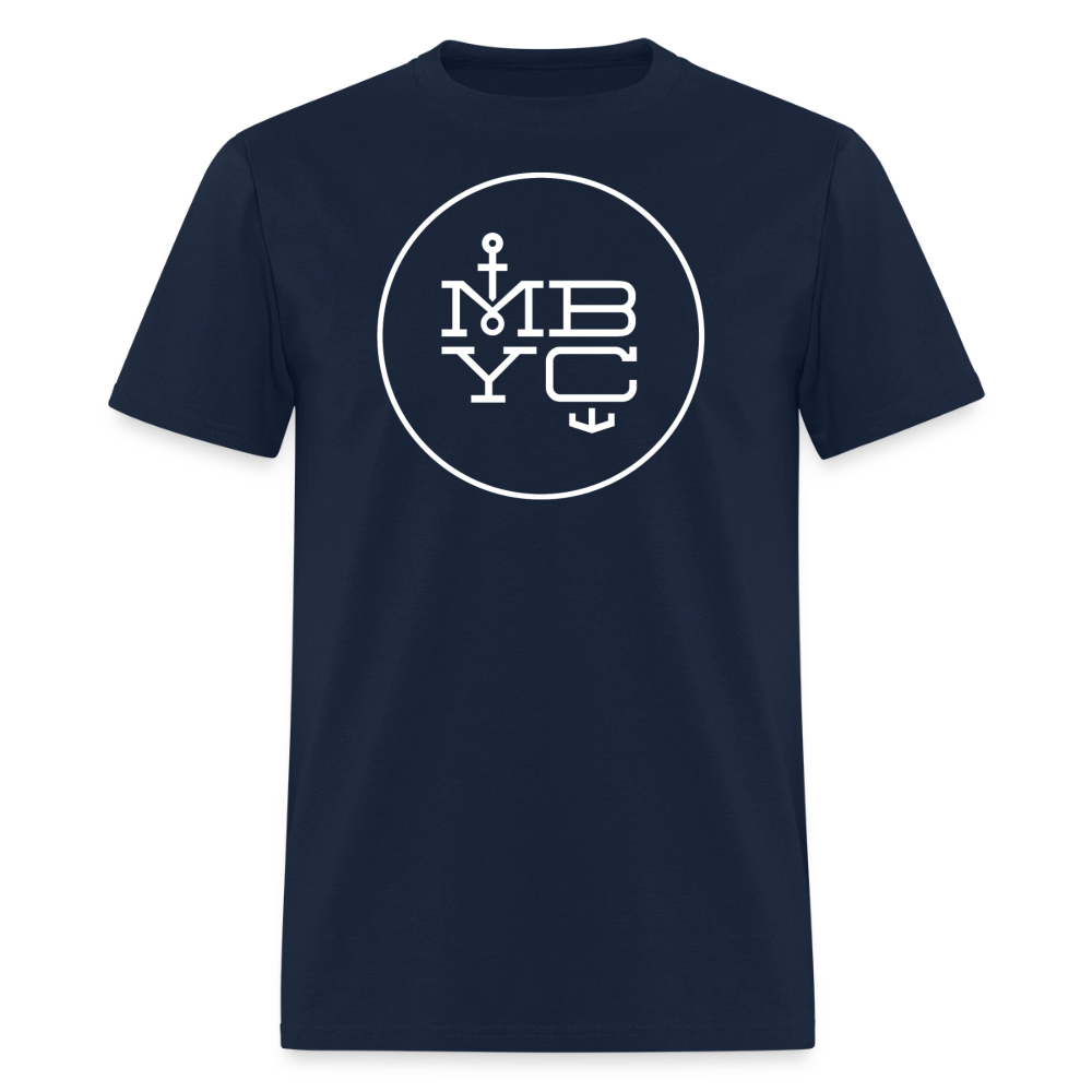 Men’s Premium Organic T-Shirt MBYC Print - navy