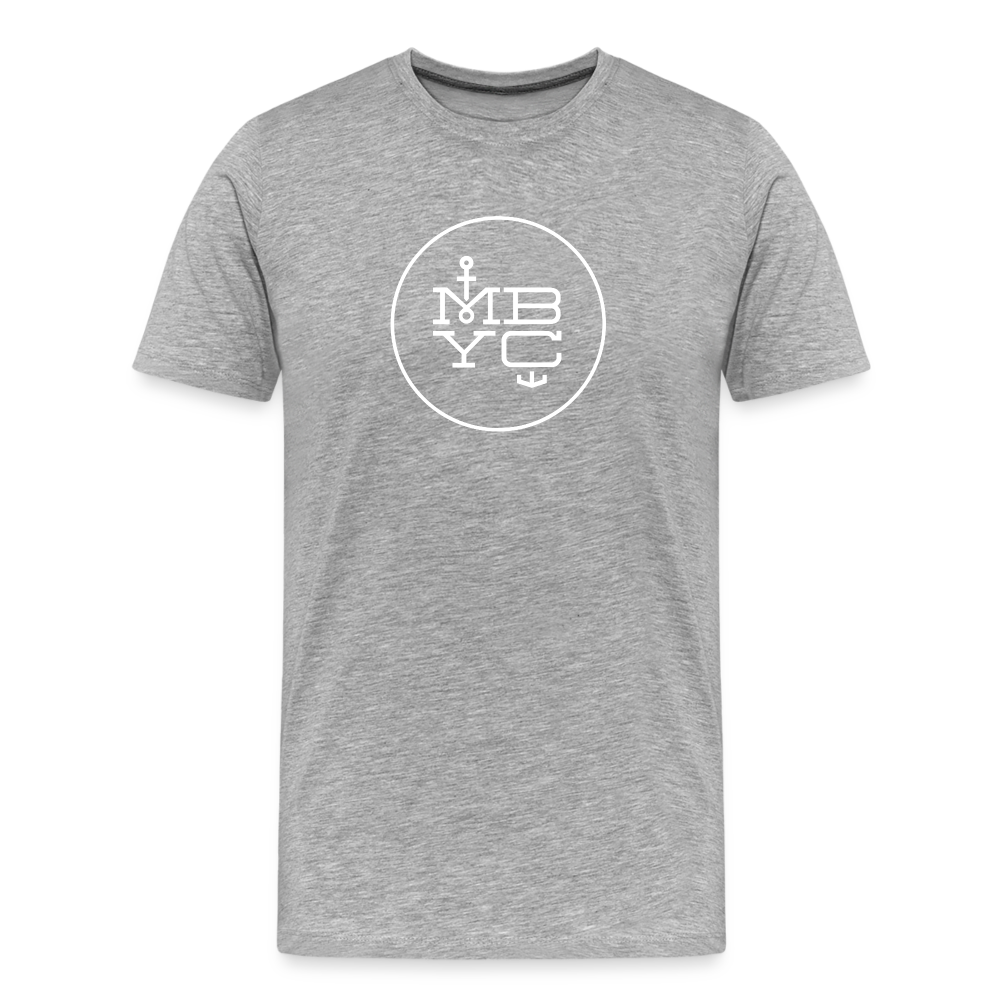 Men’s Premium Organic T-Shirt MBYC Print - heather gray