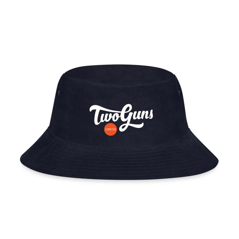 Bucket Hat Two Guns Logo - navy