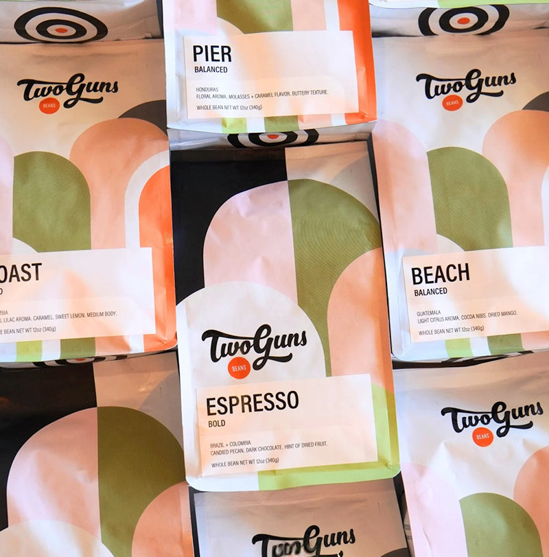 BAGS OF RETAIL COFFEE BEANS 